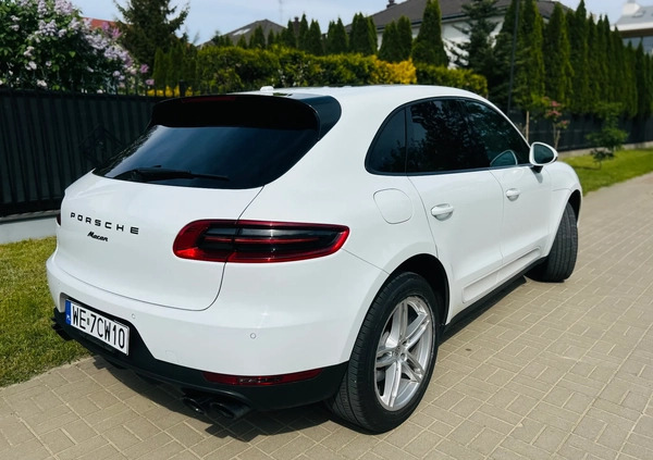 Porsche Macan cena 158500 przebieg: 128000, rok produkcji 2018 z Warszawa małe 191